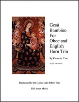 Gesu Bambino (Infant Jesus) for Oboe and English Horn Trio P.O.D. cover